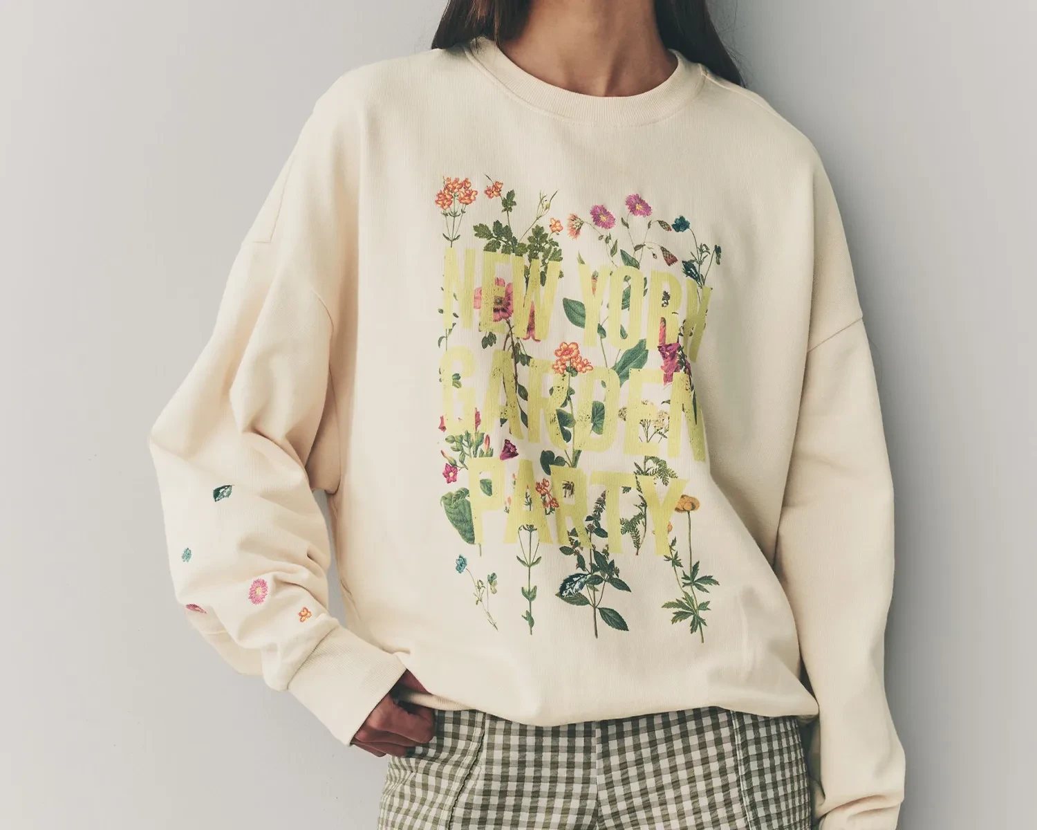 next cream sweater