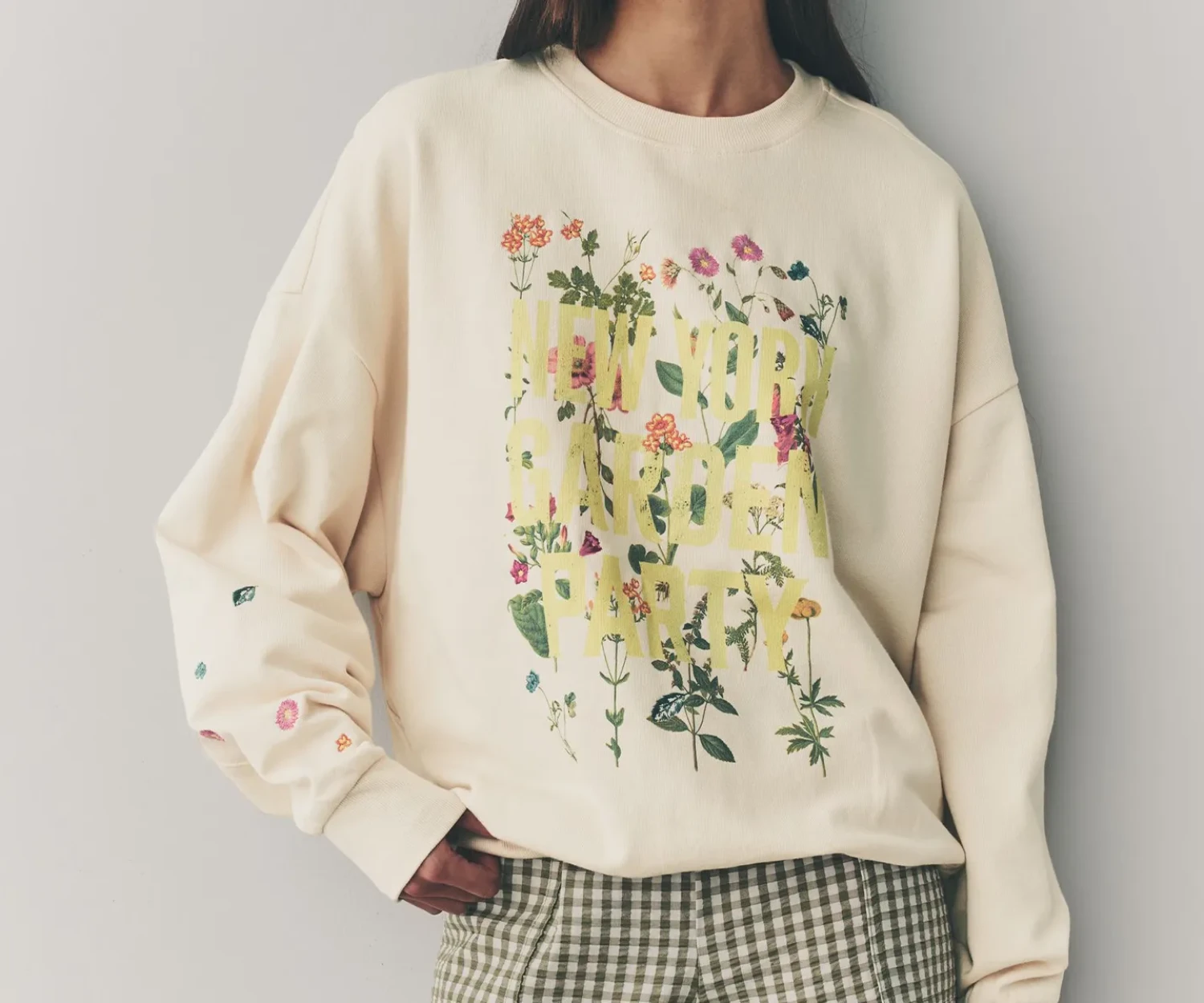 next cream sweater