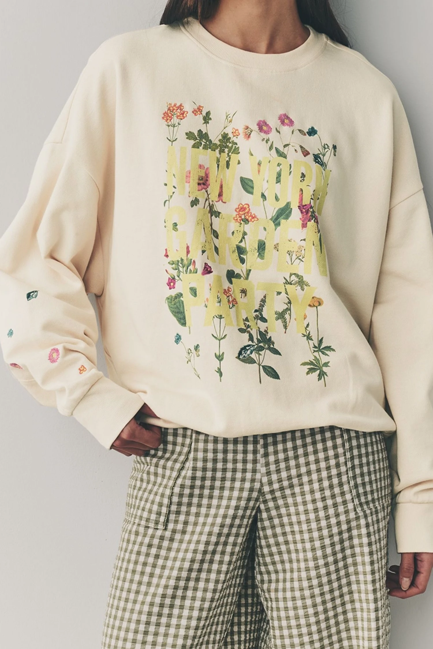 next cream sweater